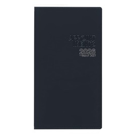 Collect Notebook, 2026, Monthly Planner, Apartment Diary, Horizontal Size, Navy Blue, D-62-BL, Starts from January 2026