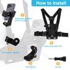 Weskjer Handy Brusthalterung, Running Phone Holder Vest Phonemholder for Ski