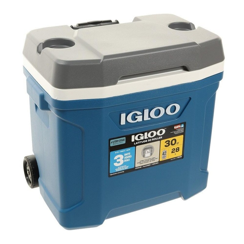 Igloo 00034658 Latitude 30 Roller Indigo Blue, White, Meteorite, Black