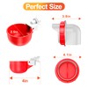 ZenxyHoC No Waste Chicken Feeders and Waterers - 6 Set