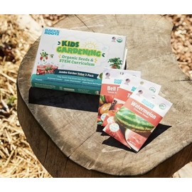 Back To The Roots Kids Gardening 3-Pack Organic Seeds & STEM Curriculum Lot of 2