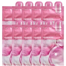 Mediheal Collagen Mucin Essence Mask Pack 20ml x 10 Wrinkle Improvement Collagen Mask Pack Skin Moisturizing / 메디힐 콜라겐 뮤신 에센스 마스크팩 20ml x 10개 주름개선 콜라겐마스크팩 피부보습