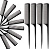 Boao 12 Pack Rat Tail Comb Styling Plastic Anti Static