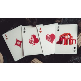 Murphy's Magic Supplies, Inc. Gilded Atlantis: Fire Playing Cards