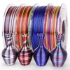 Silk S-Series PLA 3D Printer Filament, Shiny Multicolor Rainbow PLA