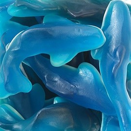 FirstChoiceCandy Fantastic Shark Gummy (Jumbo Blue, 2 Pound (Pack of 1))