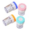 4 PCS Contacts Case Cleaner Machines, Lens Cleaning Container for