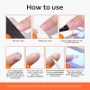 modelones Solid Nail Glue Gel for Acrylic Nails Tips, 30g