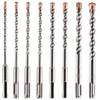 Set Of 8 SDS Drill Bits 5/5.5/6/6.5/7/8/10/12mm x 160mm Long