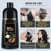 YOURTONE Tinte para El Cabello Negro Natural Champú Instantáneo y