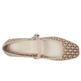 Dolce Vita Women's RODNI Eyelet PERF Ballet Flat, Praline Leather, 7.5
