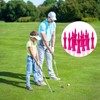 Debbery 100 Golf Tees Plastic, 57mm Pink Castle Tees Golf,