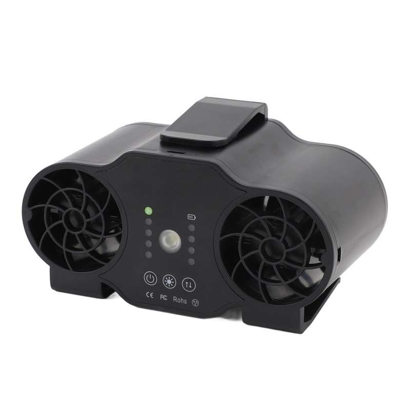 Clip On Waist Fan 4 Speed Gears Forward Reverse Rotation