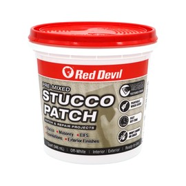 Red Devil 0450 Pre Mixed Stucco Patch, Off White, Quart, 1 Pack