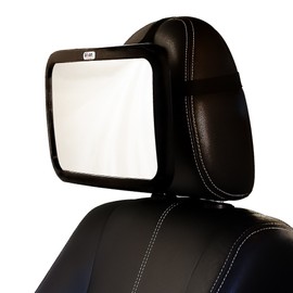 Bixon Baby Car Mirror, Rear Facing, Convex Shatterproof Back-Seat Mirror, Easy Fitting to Keep Baby In Sight, Clearer View With Allowed Rotation