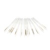 12pcs Press Gel Pen 0.38MM Black Ink Fine Point Pen