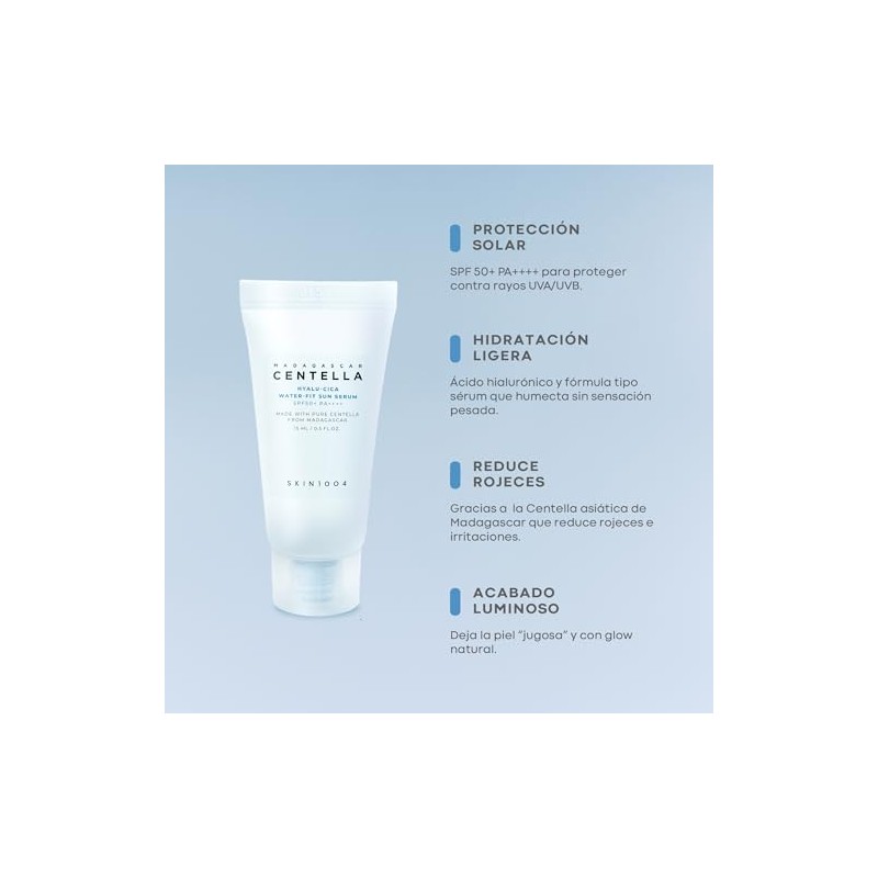 SKIN1004 Madagascar Centella Hyalu-Cica Water-Fit Sun Serum 15ml
