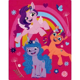 My Little Pony BFF Silk Touch Throw 40" x 50" Blanket Purple