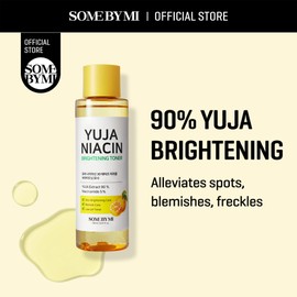 SOME BY MI Yuja Niacin 30 Days Miracle Brightening Toner - 5.07Oz, 150ml - Made from 12 Vitamins for Sensitive Skin - Daily Brightening Face Toner with Melasma and Blemish Care - Korean Skin Care