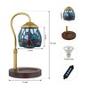 Dragonfly Tiffany Style Candle Warmer lamp, Lamp with Timer &