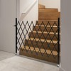 QUSKLISU Single Folding Security Gate, 48'H x 66W, Iron &