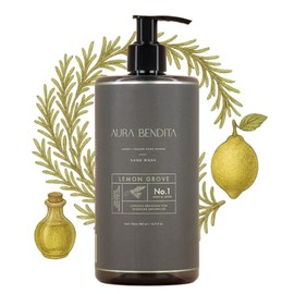 Jabón líquido para manos Lemon Grove con aceites esenciales Aura Bendita