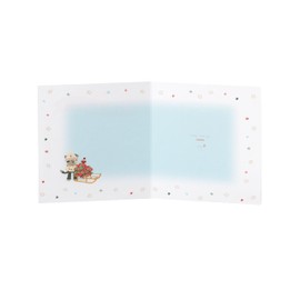 Boofle Christmas Card from the Cat - Cute Design