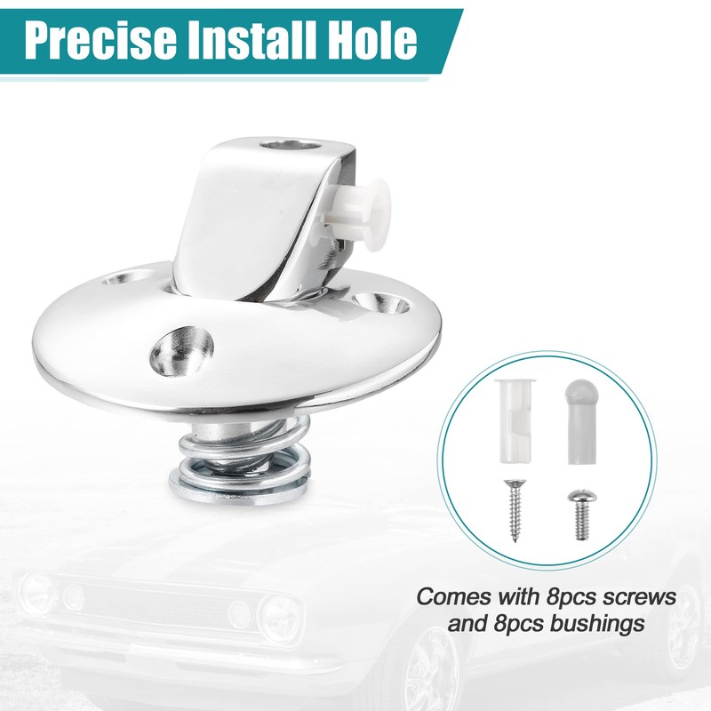 X AUTOHAUX 7790753 Sun Visor Bracket Set with Screw Bush