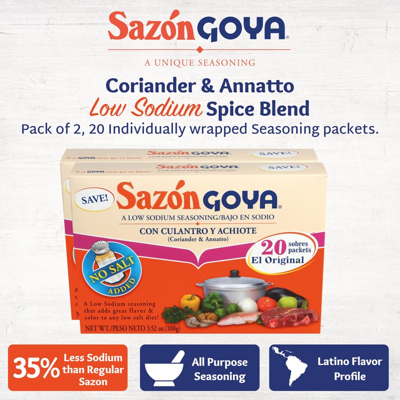 Sazón with Coriander & Annatto by Goya, Spices and Seasonings
