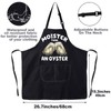MYSOMY Oyster Apron Oyster Lover Gift Seafood Lover Gift Oyster