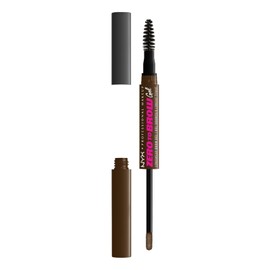 NYX PROFESSIONAL MAKEUP Vegan Waterproof Eyebrow Gel Liquid Brow Color 1 Fl Oz Transfer Resistant