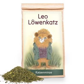 LEO LÖWENKATZ Real Catnip for Cats (Catnip) Dried to Use as a Cat Toy (e.g. for Filling Bags)