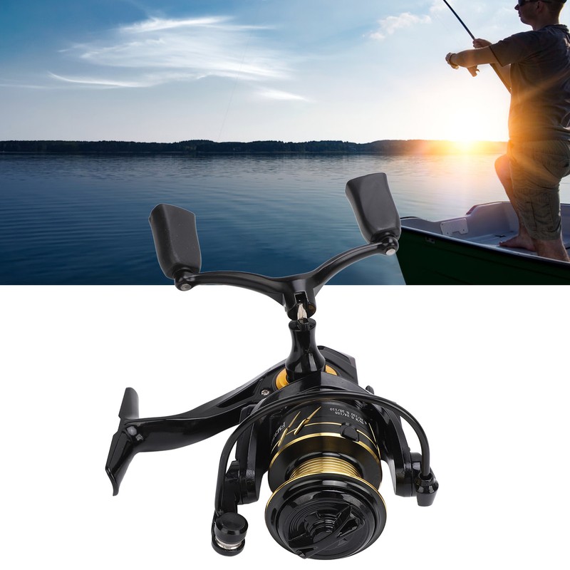 Fishing Reel Powerful Double Rocker Arm Metal Spinning Wheel for