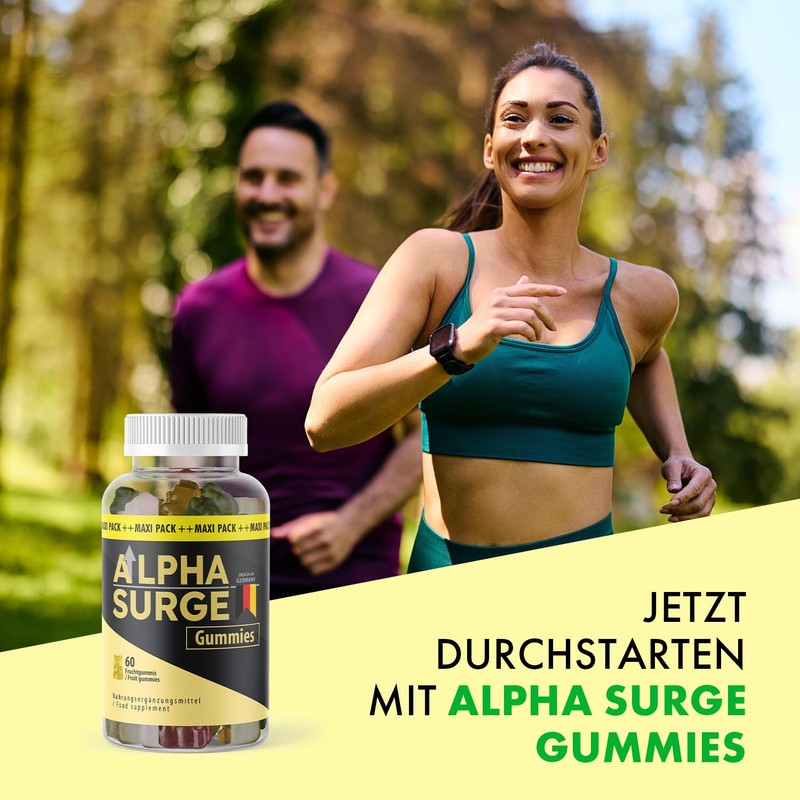 Alpha Surge Gummies | deine genussvolle Unterstützung | Speziell entwickelte