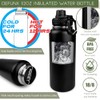 DEFUNX 32 Oz Water Bottle with Sleeve - Insulated Bottle