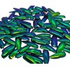 WitnyStore Jewel Beetle Wings Emerald Green 100 Pieces Set Metallic