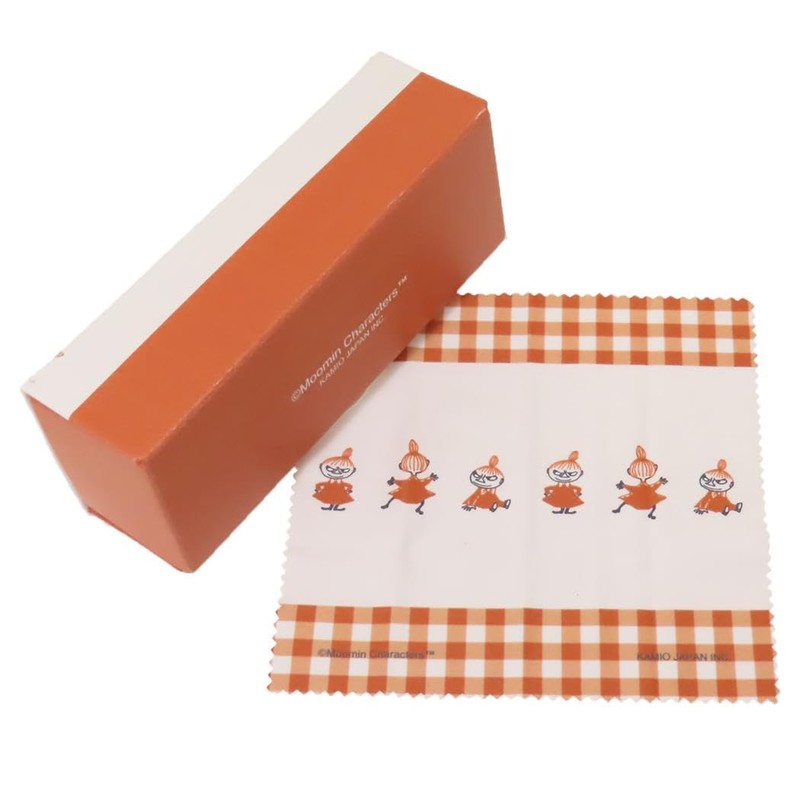Moomin Glasses Case with Cloth 2 Piece Glasses Case /