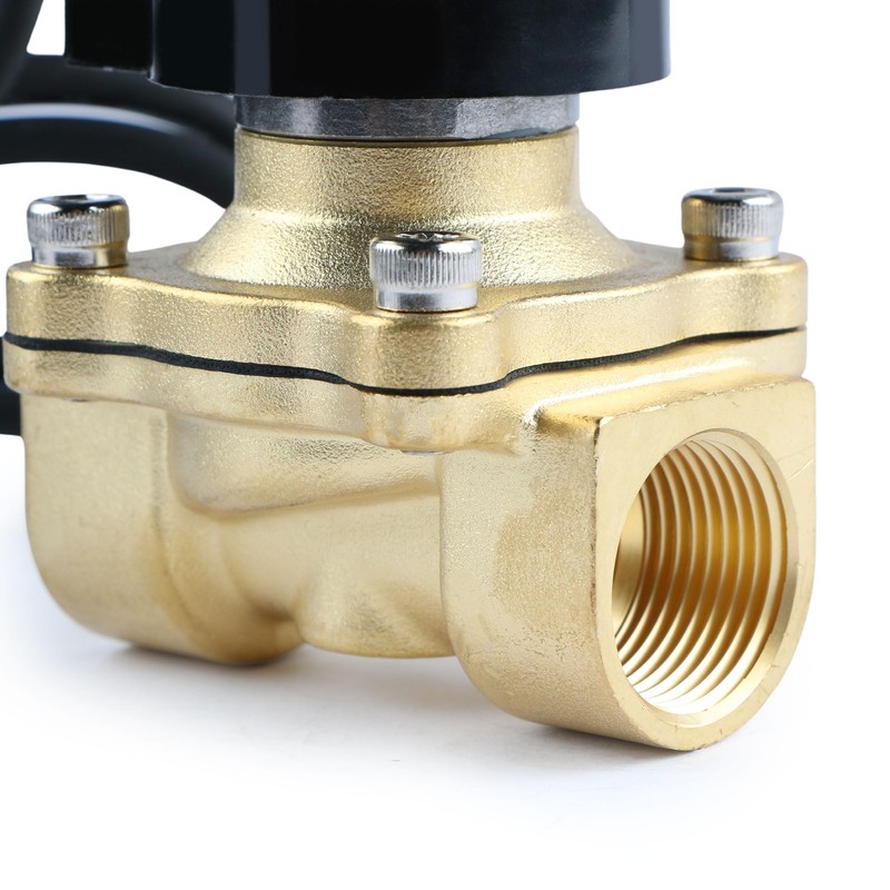 U.S. Solid 3/4" Brass Electric Solenoid Valve Underwater 110V AC
