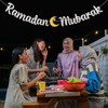 Ramadan Mubarak Banner - Ramadan Banner with Moon and Star