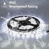 GUOTONG White LED Strip Lights, Waterproof cuttable 300 SMD 2835