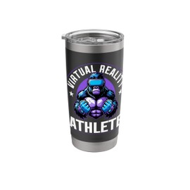 Virtual Reality Athlete VR Virtual Gamer Gorilla Headset Stainless Steel Insulated Tumbler