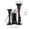 Tuperoymse Horn Kit Car Air Horn Train Horn Kit 12V