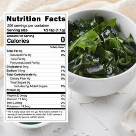 Asiatic Dishes Korean Kelp Powder 8oz – Pure Kombu Seaweed Seasoning, Non-GMO, No MSG, Single Ingredient