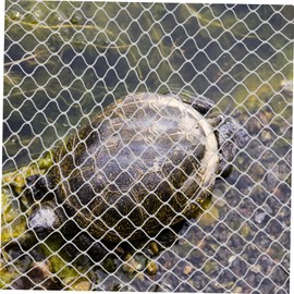 Angoily 5pcs Turtle Tank Escape Net Fishing Nets Crab Water Holder Crabbing Kit Traps Pool Trout Net Tree Aquarium Shrimp Net Thrower Landing Fishing Skimmer Bait Nylon White