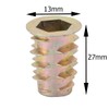 MOLLY MALOU 4 x M8 Wooden Natural Legs with four