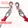 Petest Reflective Tie Out Cable with Crimp Cover for Super