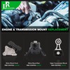 LOONGRIE Engine Motor and Transmission Mount Kit Compatible with HR-V