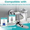 RP48717 Chrome Shower Handle Replacement Accessories Compatible with Delta 13/14