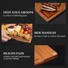 Empune Bamboo Cutting Board Set, Wood Cutting Boards for Kitchen