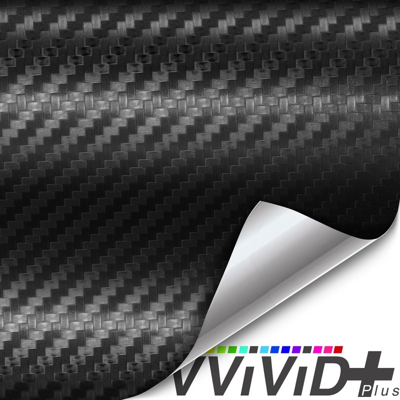VViViD+ Ultra Matte 3D Dry Black Carbon Fiber (6ft x